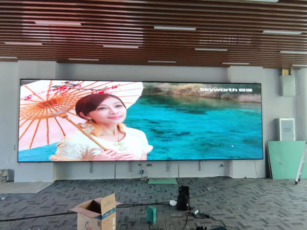 梅里斯P1.53led小间距屏安装案例